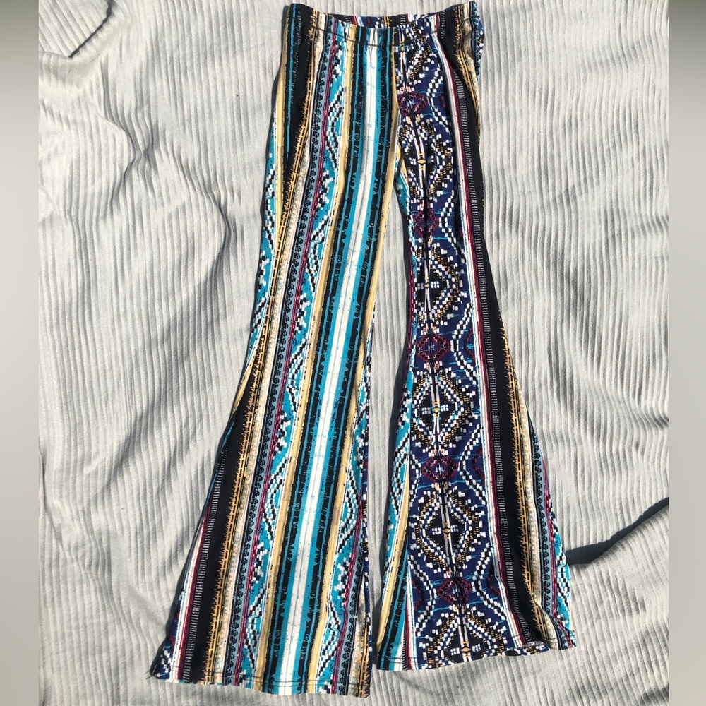 Geometric print pants